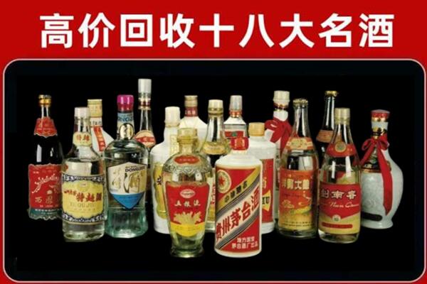 金口河回收铁盖茅台酒